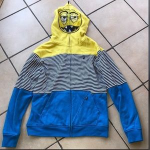 Like-new Volcom full zip hooded jacket